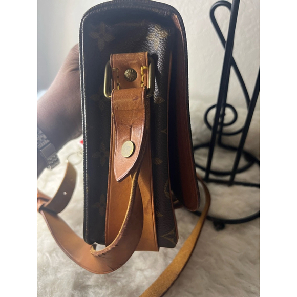 LOUIS VUITTON Cartouchiere GM Shoulder Bag Monogram Leather Brown France M51252 - Picture 4 of 16